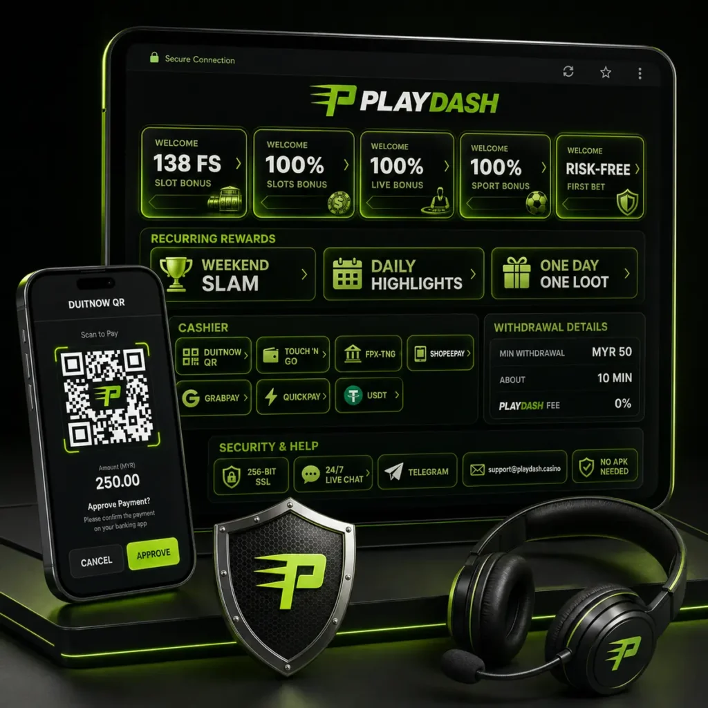 PlayDash mobile bonuses, payment methods, withdrawals and support