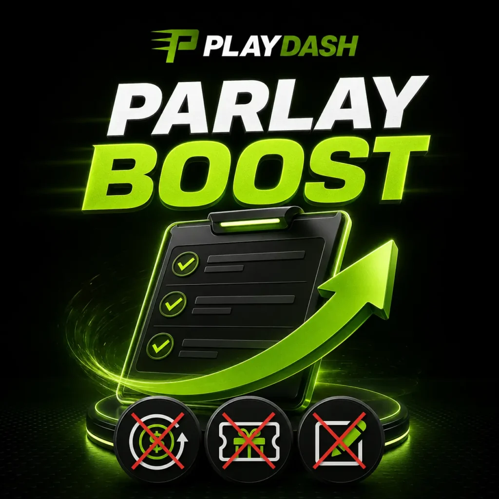 PlayDash Parlay Boost and excluded bet types