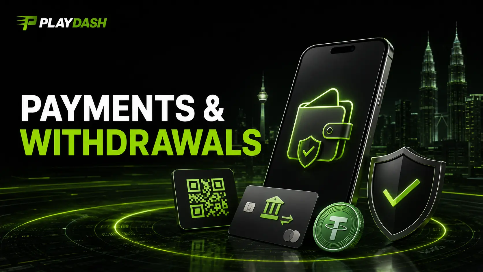 PlayDash payments and withdrawals with secure mobile payment methods